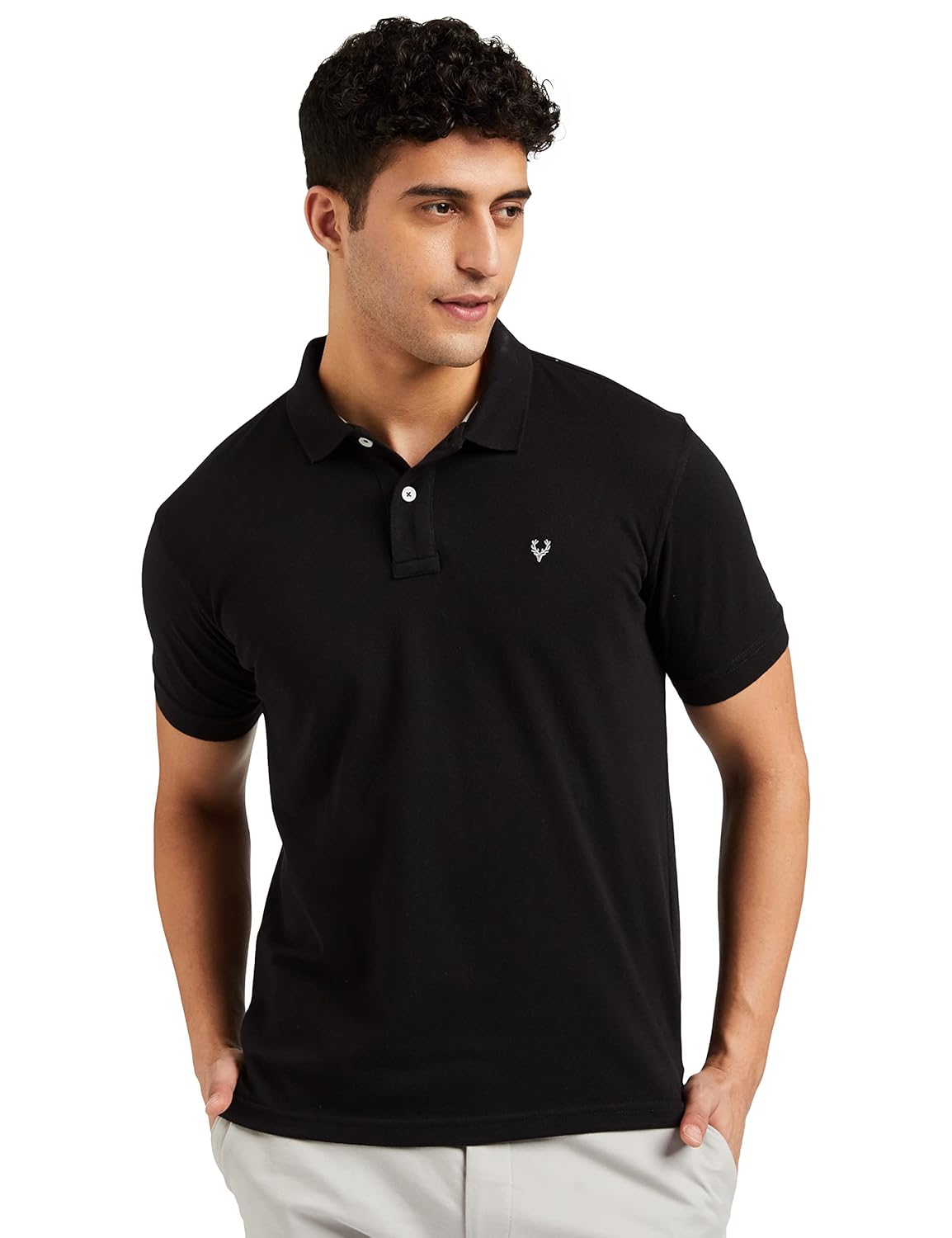 Allen Solly Men's Cotton Regular Fit Polo: Authentic Style & Comfort.